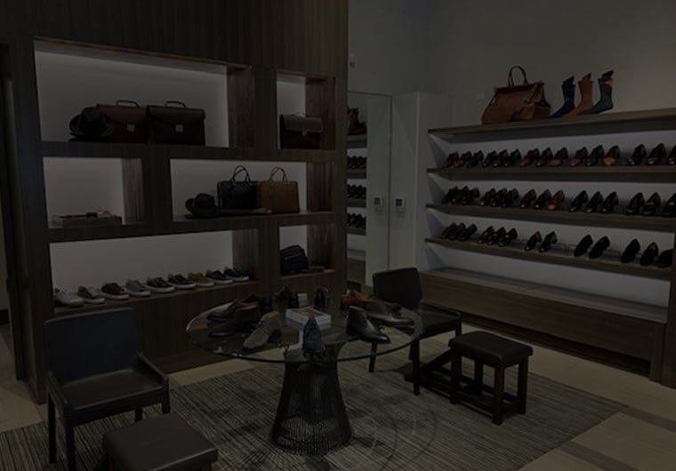An image of a shoe store
