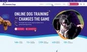 Absolute Dogs homepage screenshot