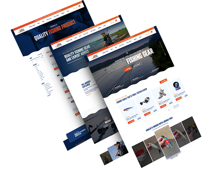 j&h tackle web design